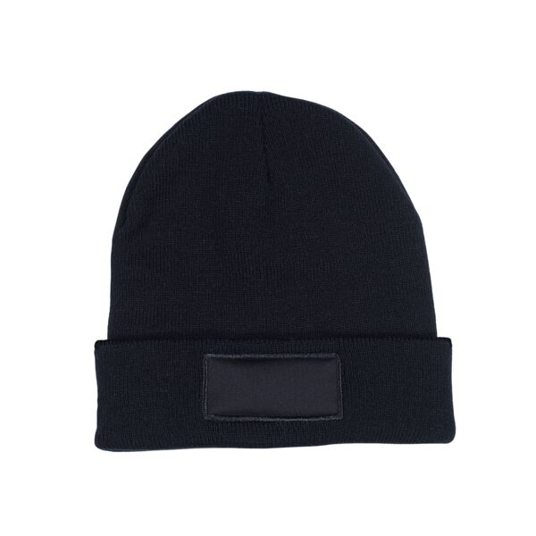 Prime Line Knit Beanie With Patch Thumbnail