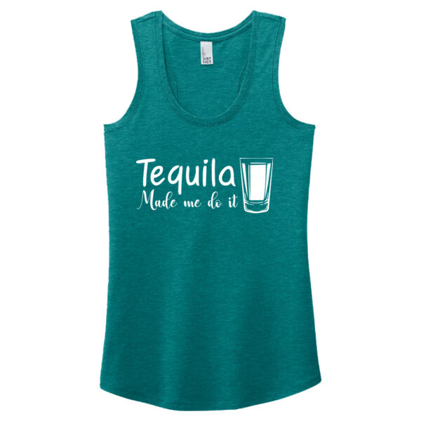 Ladies' Racerback Tank - Tequila Made Me Do It Thumbnail
