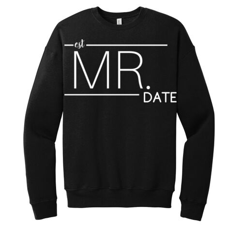 Unisex Fleece Drop Shoulder Crew - Est. Mr Thumbnail