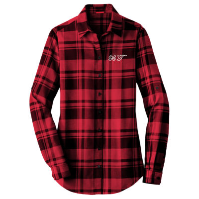 Ladies' Plaid Flannel Tunic Thumbnail