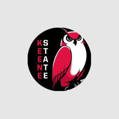 Keene State Standing Owl Sticker   Thumbnail