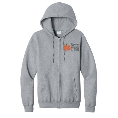 Unisex Zip-up Hoodie (Pumpkinfest - Black Text) Thumbnail